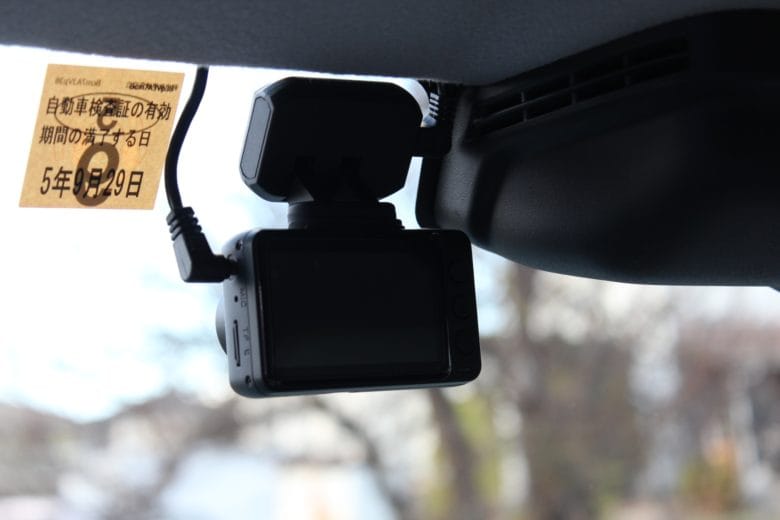 ハスラーにドライブレコーダーを取付けた後の画像