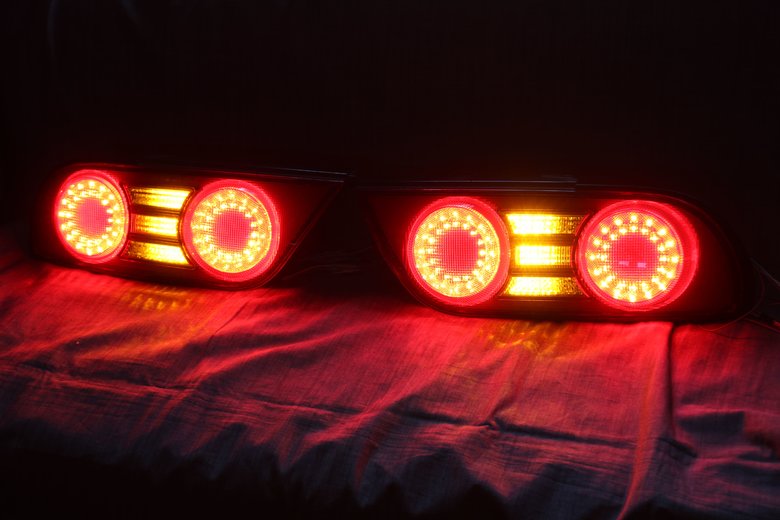 180SX テール加工｜ワンオフテールランプ製作事例