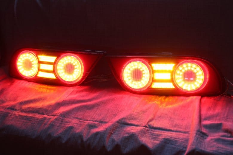 180SX テール加工 グルグルテール ブレーキ点灯