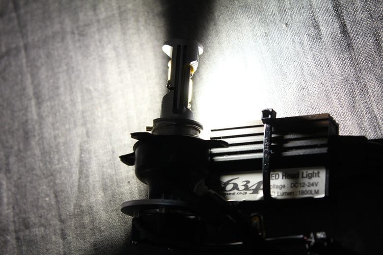 ズーマー LEDバルブ修理後 海外LEDで安定点灯している状態