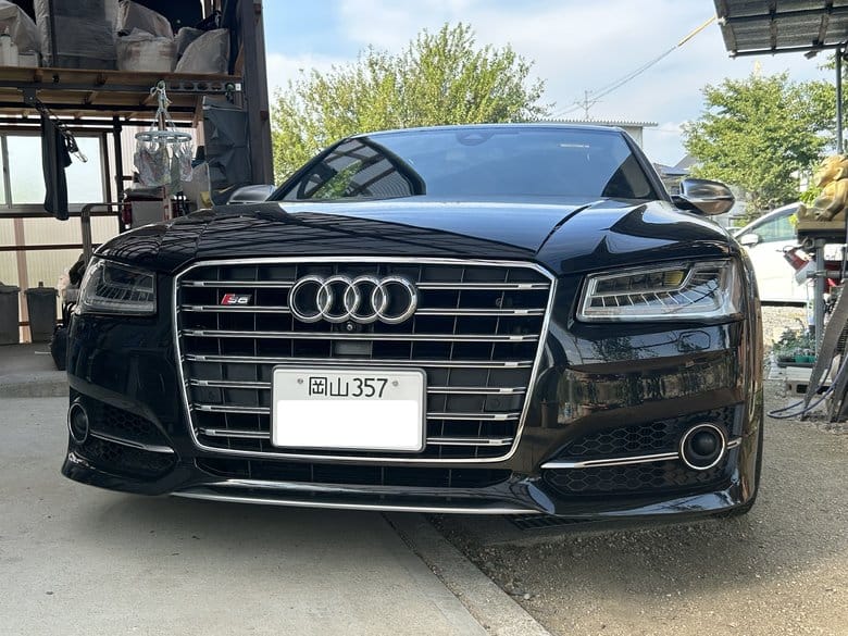 アウディ ACC警告対策 施工車両